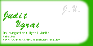 judit ugrai business card